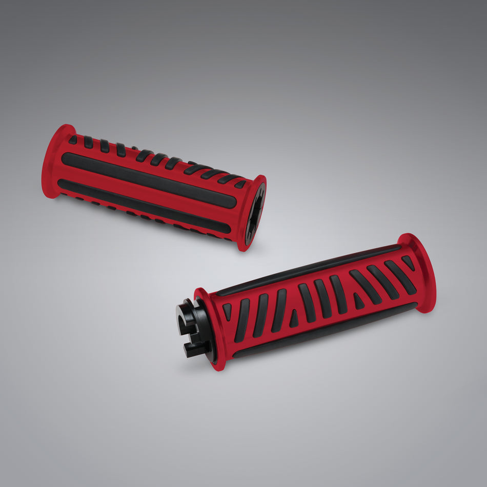 Show Chrome - Can-Am Ryker Combat Grips - comes in Black & Red or Black.