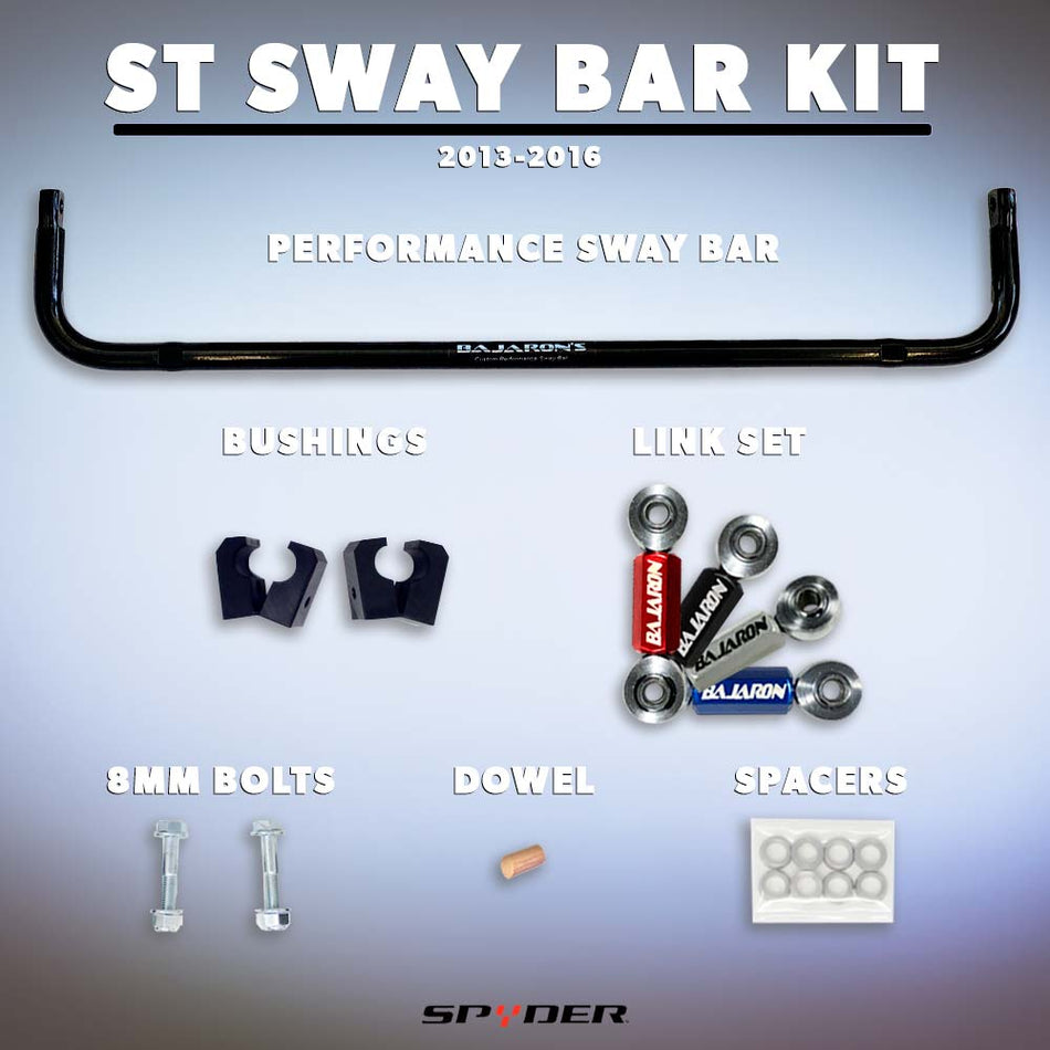 Performance Sway Bar Kit  for  2013-2016  ST Can-Am Spyder by BajaRon