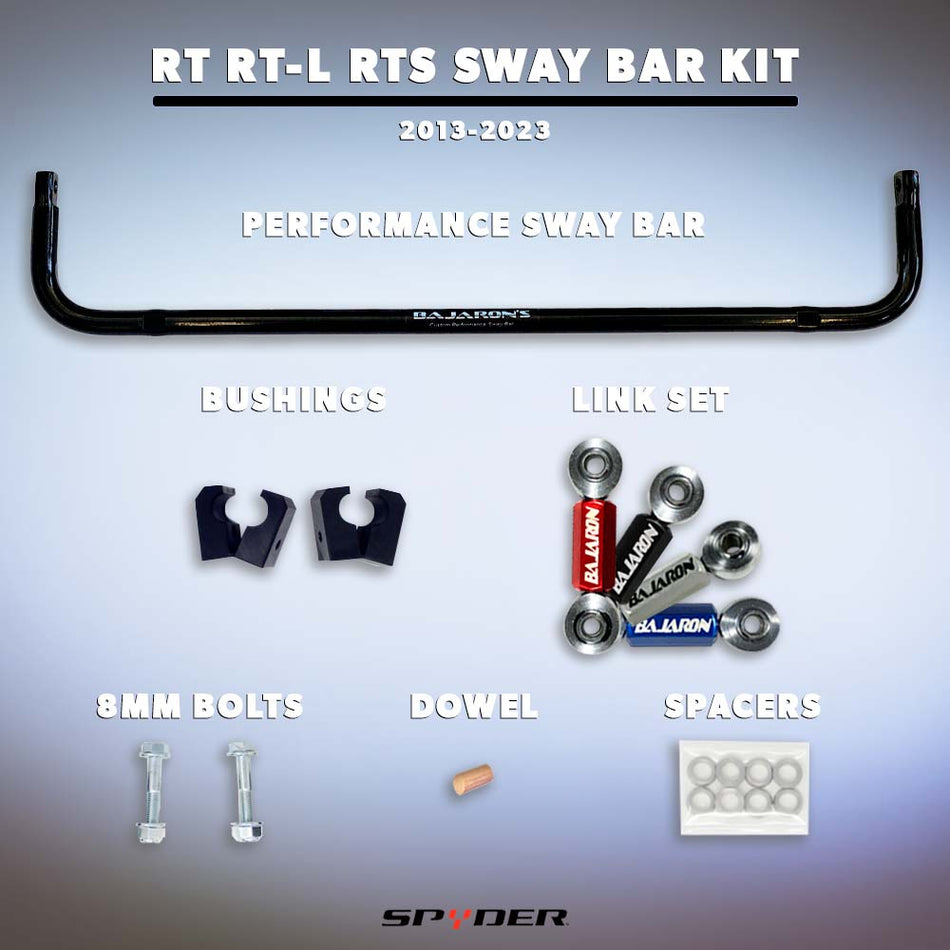 Performance Sway Bar Kit for 2013-2023 RT, RT-L & RTS Can-Am Spyder by BajaRon