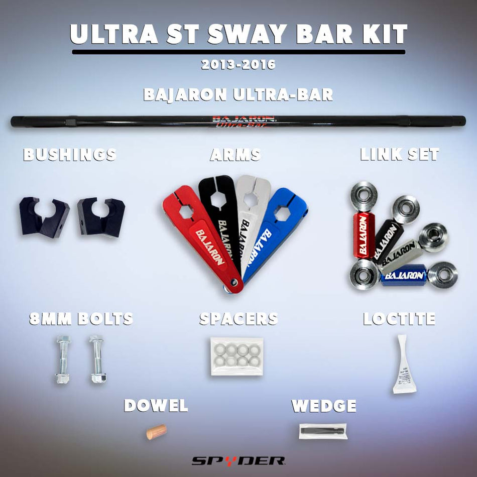 Ultra Sway Bar Kit for 2013-2016, ST, ST-L, ST-S Can-Am Spyder by BajaRon