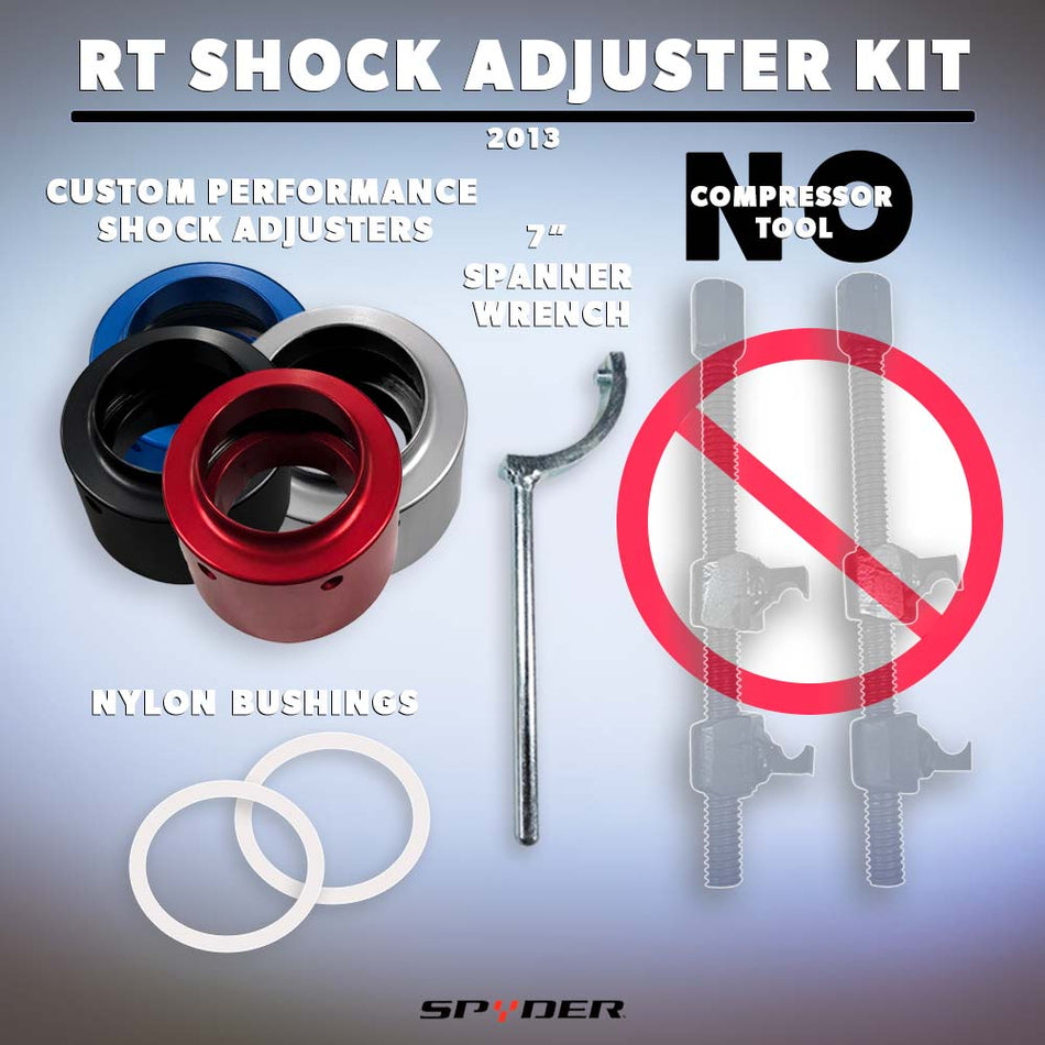 Shock Adjuster Kit for 2013 RT Can-Am Spyder (NO Compressor Tool)