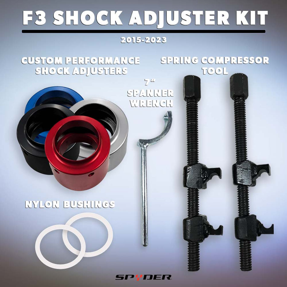 Shock Adjuster Kit with compressor tool for 2015-2023 F3 Can-Am Spyder