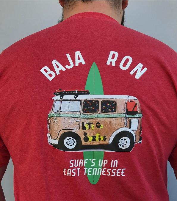 BajaRon Official T-Shirt - Original 'Surfs Up!'