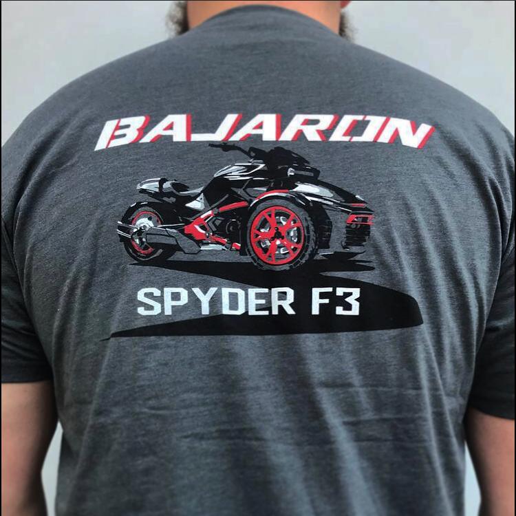BajaRon Official T-Shirt - Can-Am Spyder F3