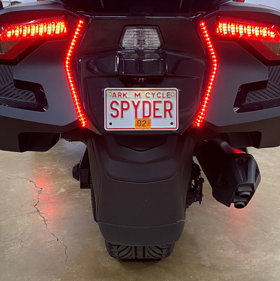 SpyderPops - Rear Red Turn Signal/Running Light Kit - 2020-2023 RT Models